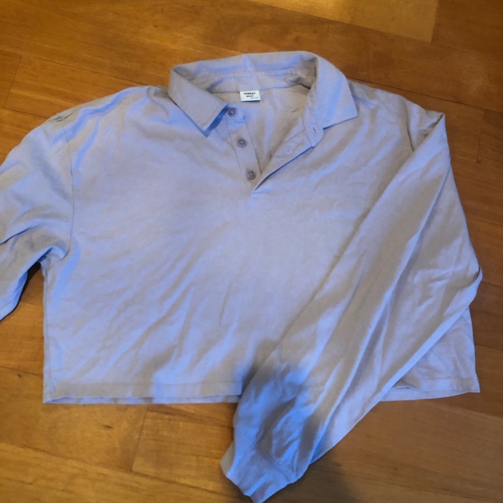 Aritzia Sunday best cropped collar shirt